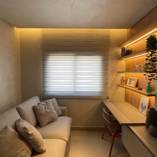 Persianas double vision sob medida casa branca