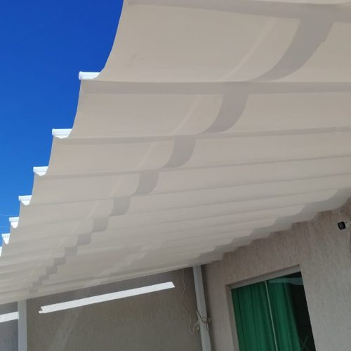 Toldo Pergolado - Toldo Cobertura sob medida em Goiânia - Casa Branca