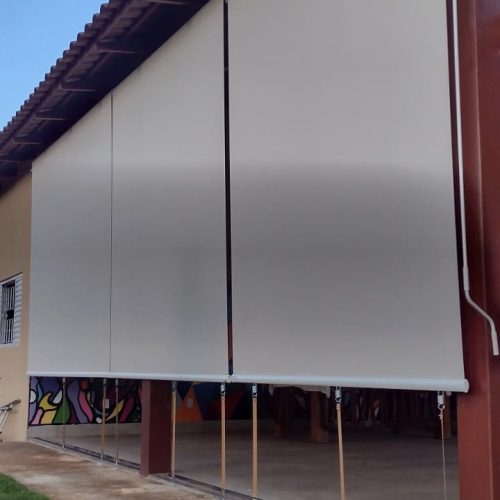 Toldo Vertical - Toldo Retratil sob medida Goiânia - Casa Branca