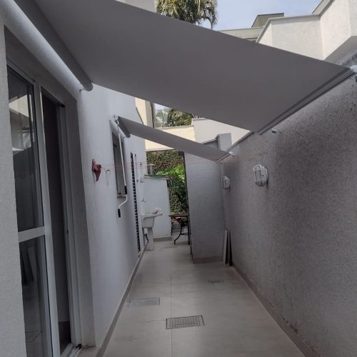 Toldo Vertical - Toldo Retratil sob medida Goiânia - Casa Branca